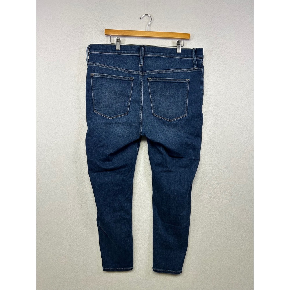 Classic Minimalist J.Crew Womens 33 Blue 9" Mid-Rise Skinny Jeans - Picture 2 of 10